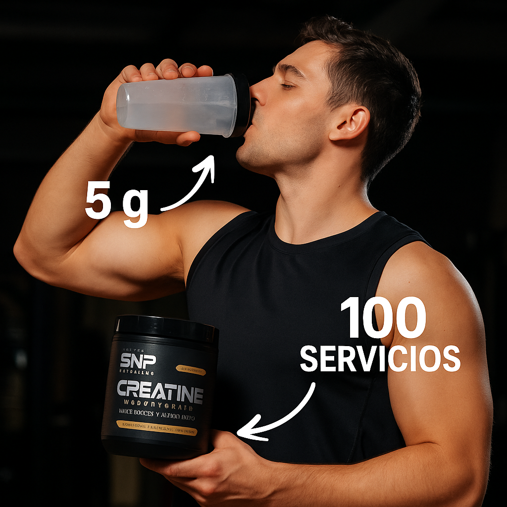 CREATINA MONOHIDRATADA | 100 servicios