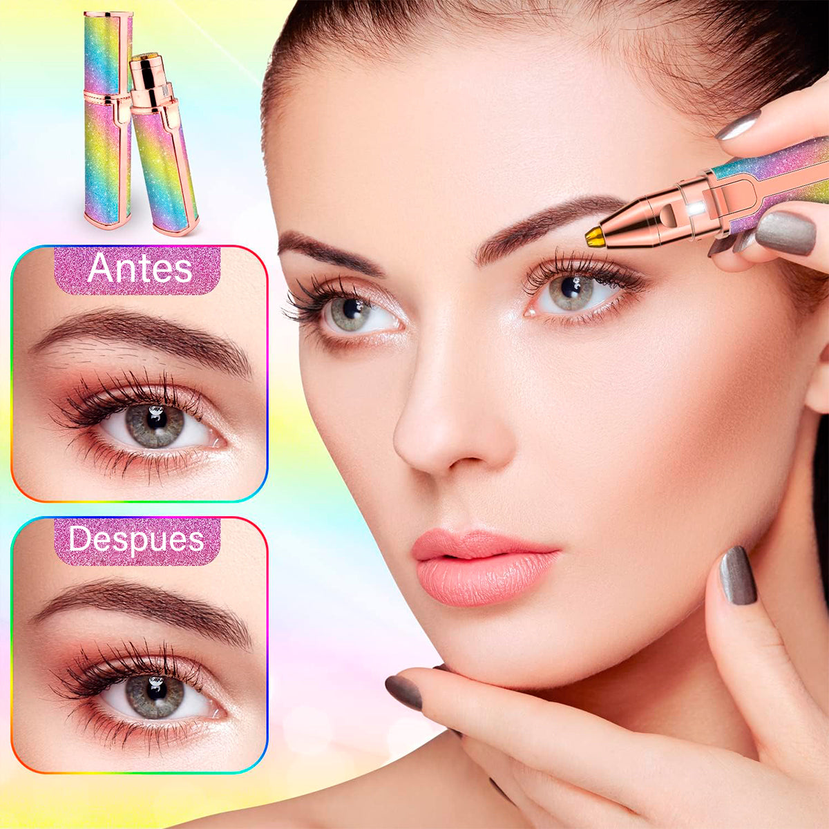 Depilador Facial Y Cejas 2 En 1