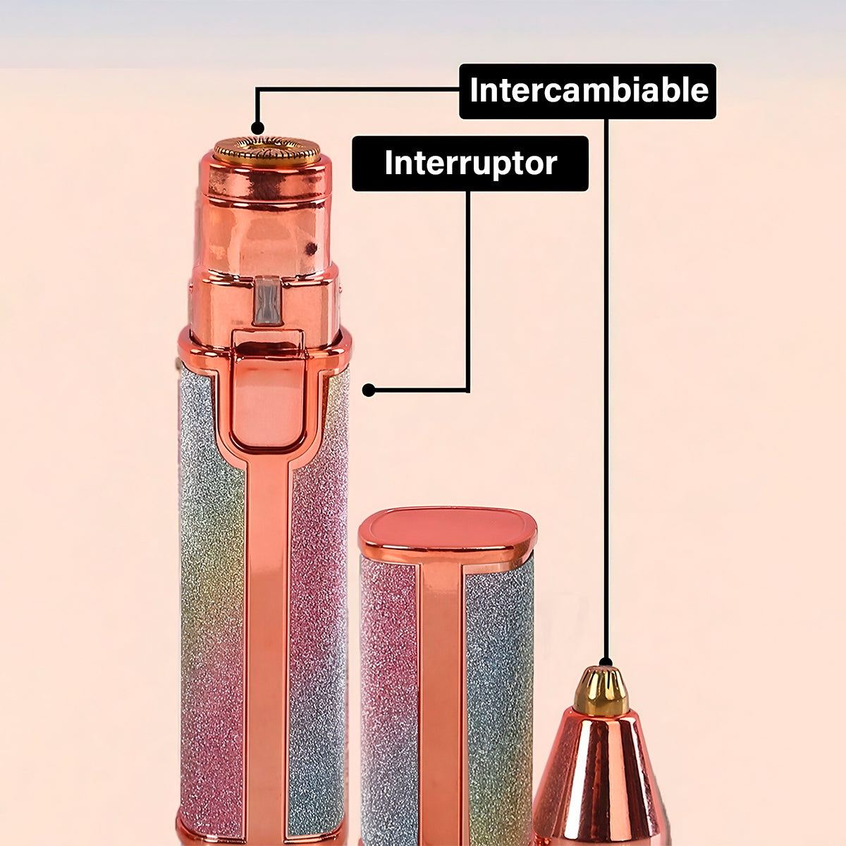 Depilador Facial Y Cejas 2 En 1