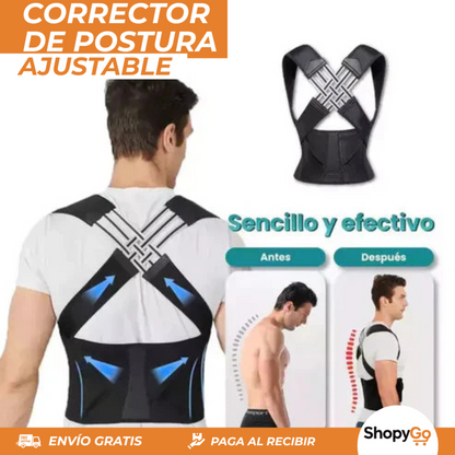 CORRECTOR DE POSTURA AJUSTABLE – Promo 2×1